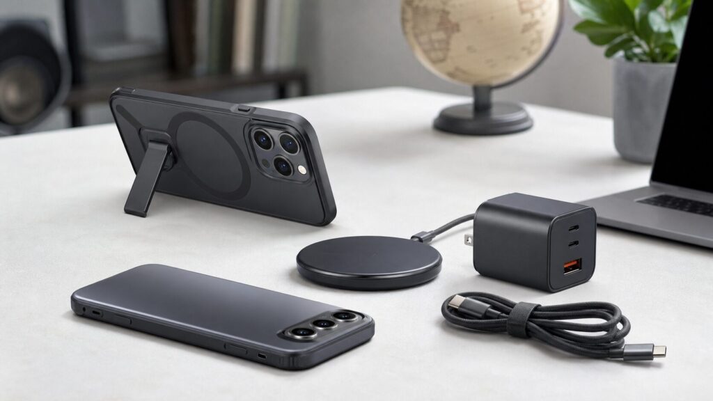 TORRASが中国深圳発のスマホアクセサリーブランドであることを解説するイメージ
