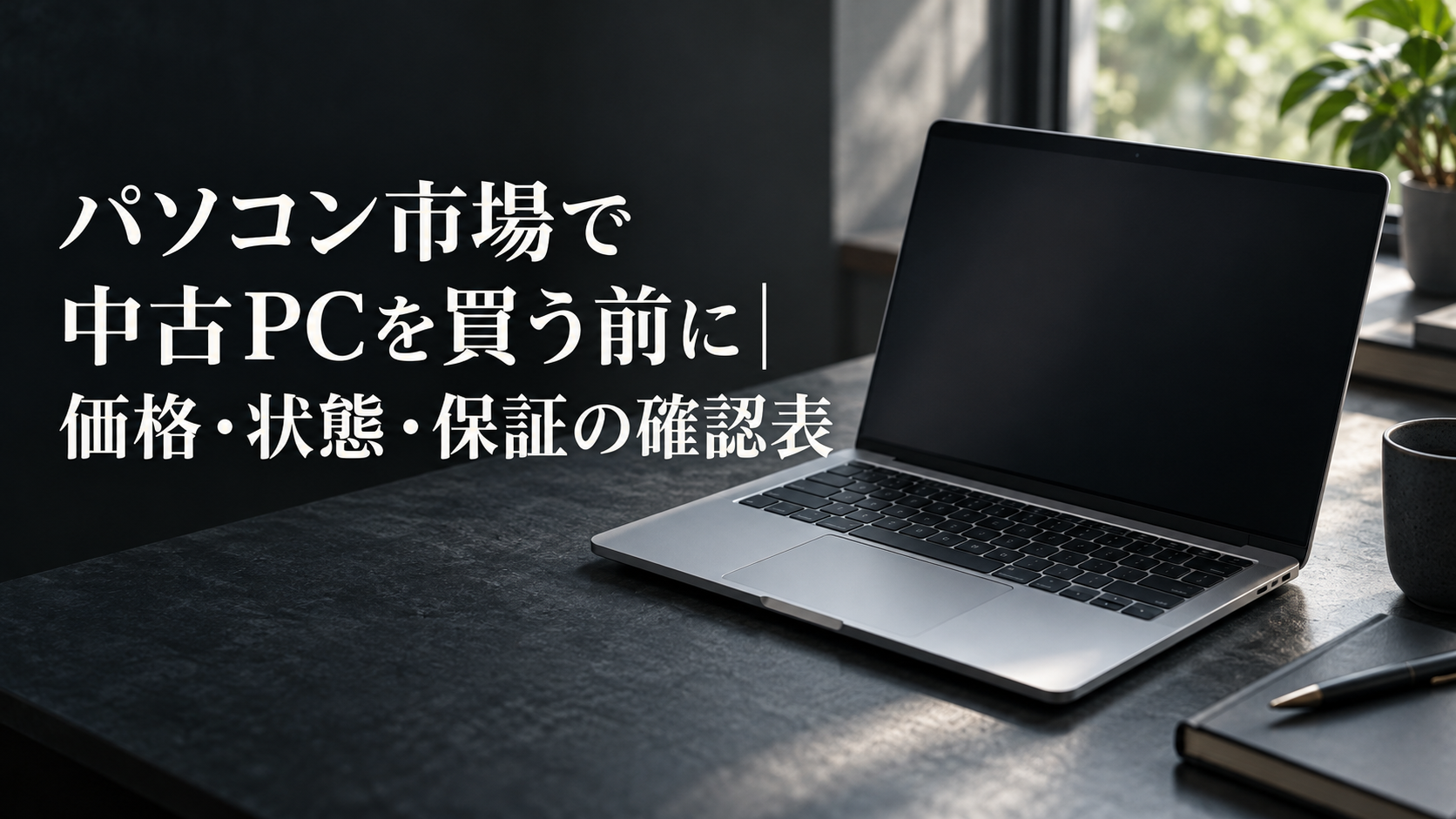 タイトル入りの中古ノートPCのイメージ画像