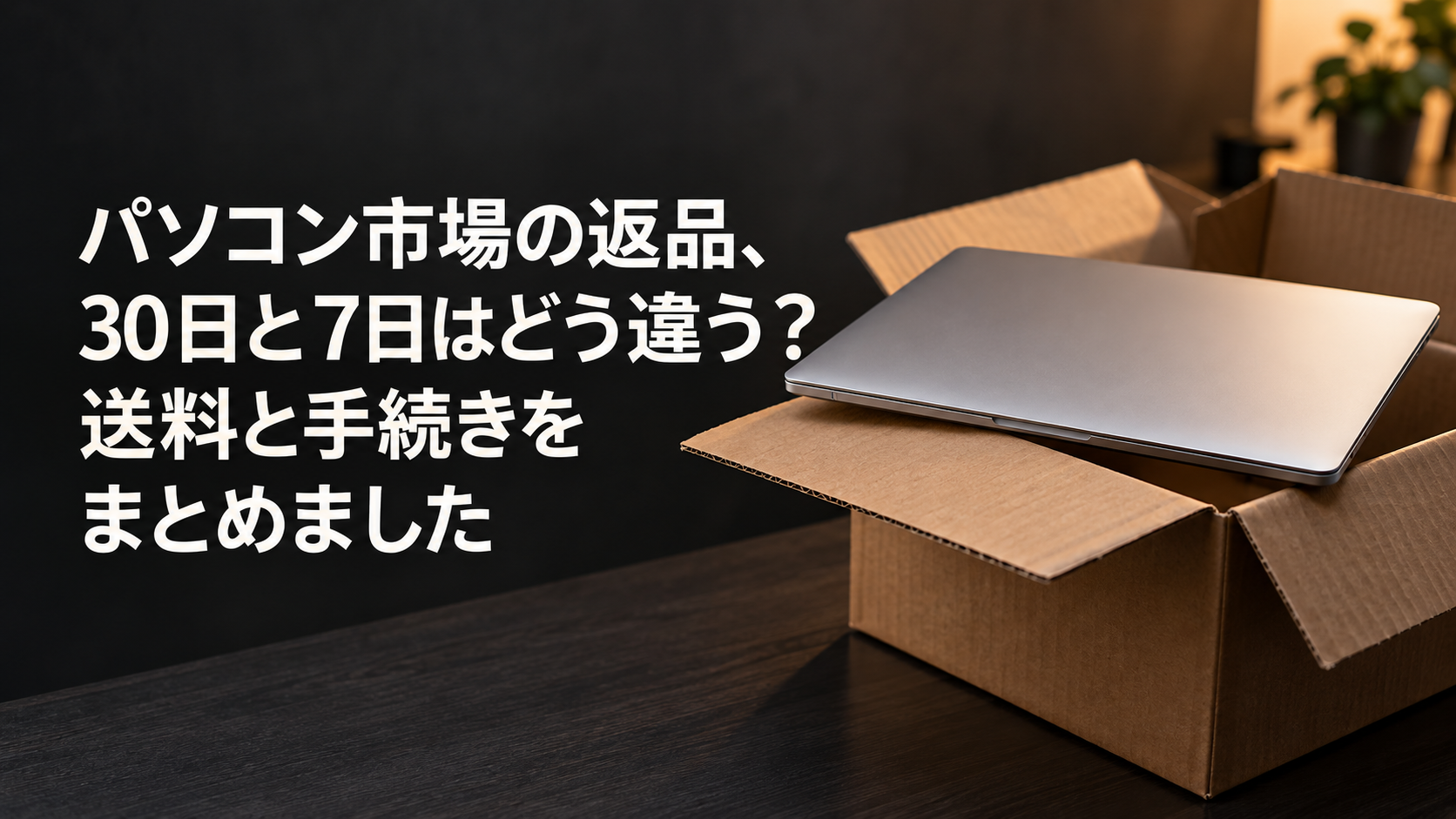 タイトル入りの中古ノートPCのイメージ画像