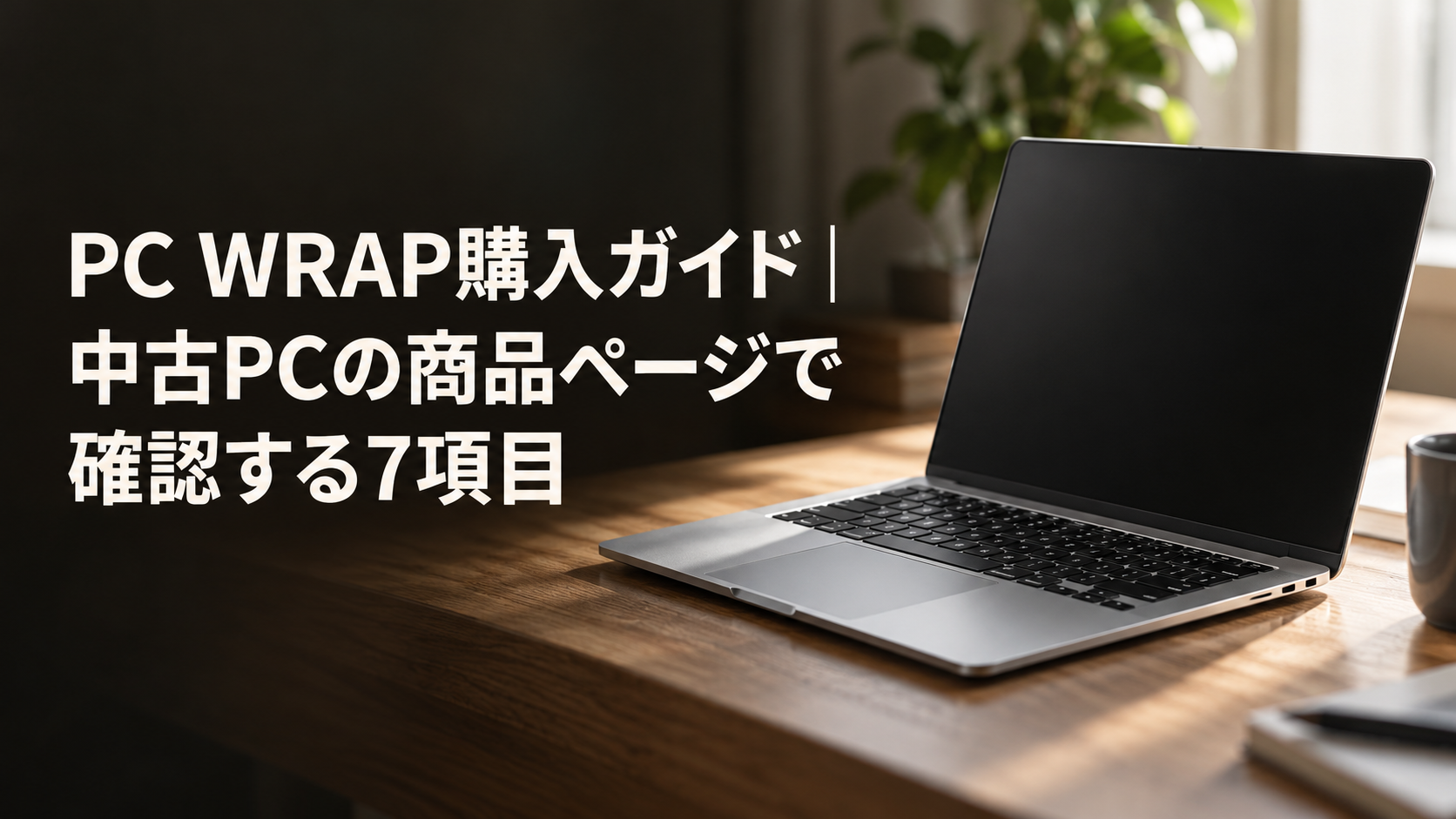 タイトル入りの中古ノートPCのイメージ画像